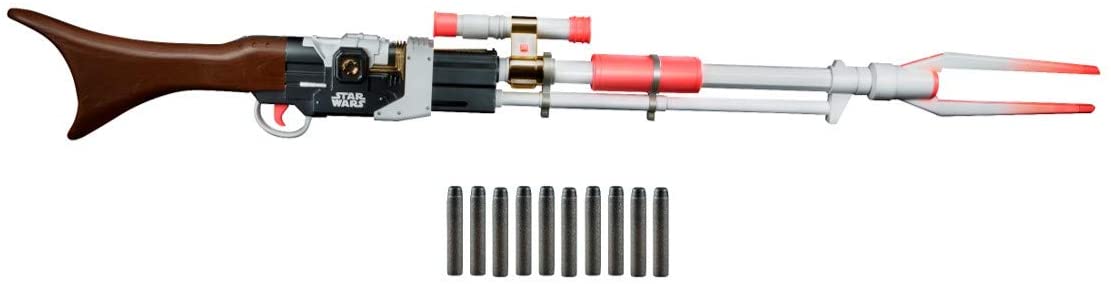 Nerf Star Wars Amban Phase-Pulse blaster from The Mandalorian, full length