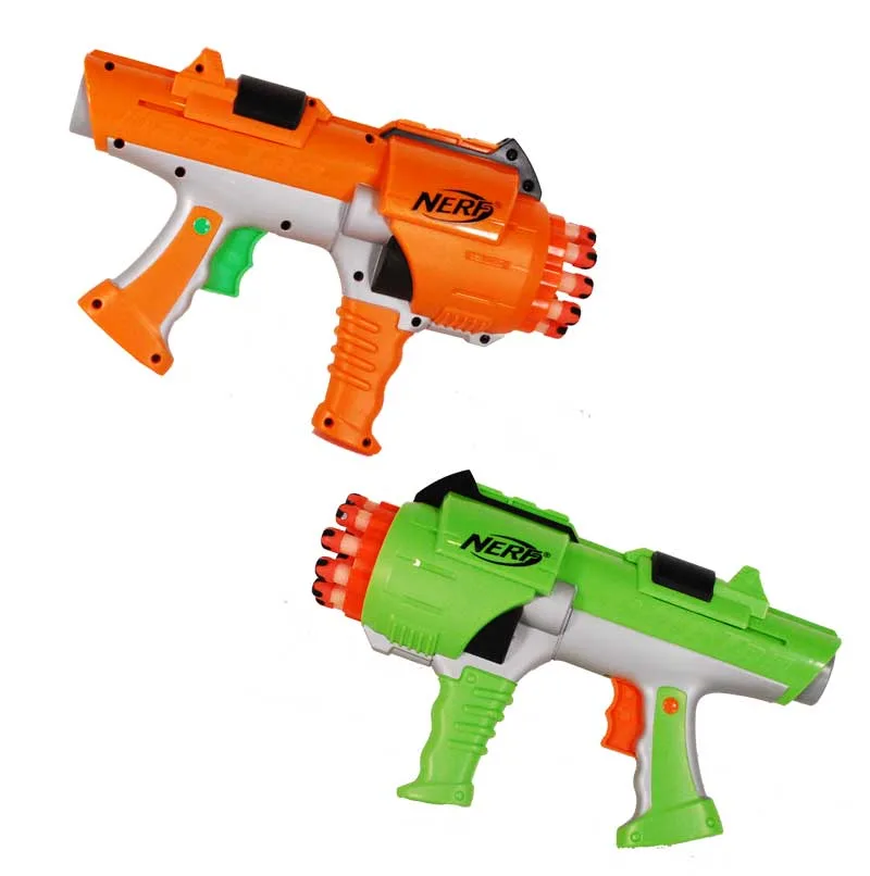 Nerf N-Strike Elite HyperFire with its 25-dart drum fitted